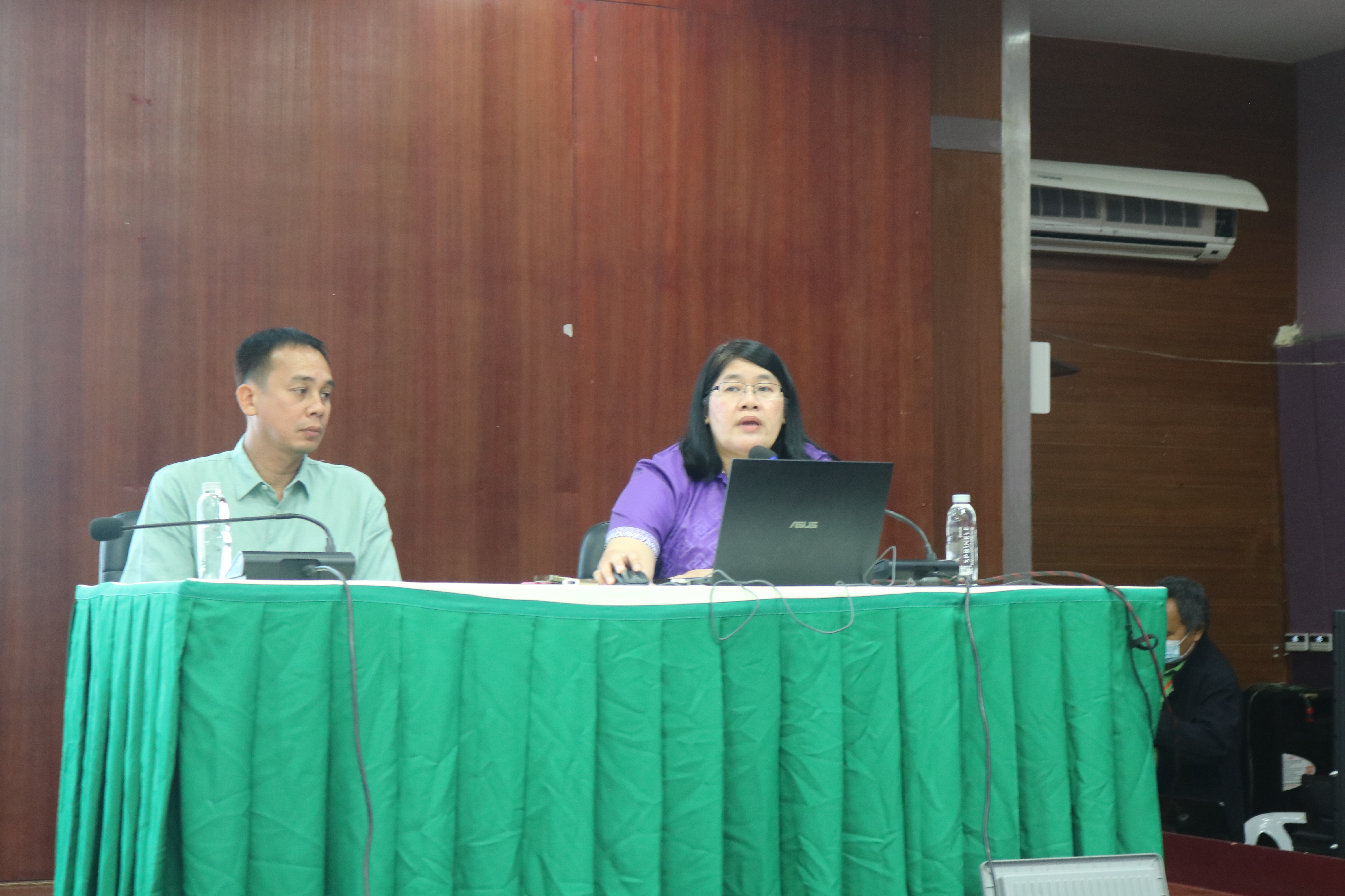 จัดการประชุมโครงการประชุมรับฟังความคิดเห็นของประชาชน โครงการก่อสร้างโครงข่ายทางหลวงแผ่นดิน กิจกรรมเพิ่มประสิทธิภาพทางหลวง ประ